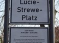 Ansicht Gedenktafel Lucie Strewe - 2018