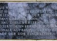 Ansicht Gedenktafel Hochhaus Weberwiese - 1951