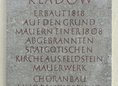 Ansicht Gedenktafel Dorfkirche Kladow