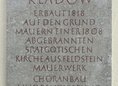 Ansicht Gedenktafel Dorfkirche Kladow