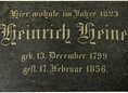 Ansicht Gedenktafel Heinrich Heine - 1899