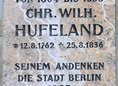 Ansicht Gedenktafel Christoph Wilhelm Hufeland - 1957