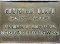 Ansicht Gedenktafel Gottlob Johann Christian Kunth - 1993