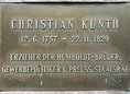 Ansicht Gedenktafel Gottlob Johann Christian Kunth - 1993