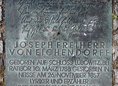 Ansicht Gedenktafel Joseph Freiherr von Eichendorff