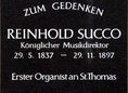 Ansicht Gedenktafel Reinhold Succo