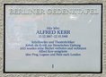 Ansicht Gedenktafel Alfred Kerr - 1988