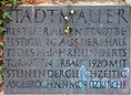 Ansicht Gedenktafel Stadtmauer