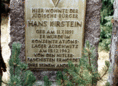 Ansicht Gedenktafel Hans Kirstein