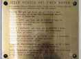 Ansicht Gedenktafel Jüdische Hausbewohnerinnen und -bewohner der … - 1997