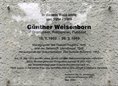 Ansicht Gedenktafel Günther Weisenborn - 2003