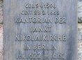 Ansicht Gedenktafel Johann Crüger - 1962