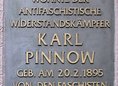 Ansicht Gedenktafel Karl Pinnow - 1950