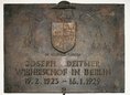 Ansicht Gedenktafel Katholische Bischöfe Berlins