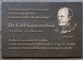 Ansicht Gedenktafel Carl Sonnenschein - 2014