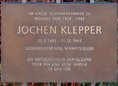 Ansicht Gedenktafel Jochen Klepper - 2005