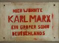Ansicht Gedenktafel Karl Marx - 1956