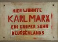 Ansicht Gedenktafel Karl Marx - 1956
