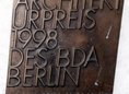 Ansicht Gedenktafel Architekturpreis des BDA