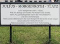 Ansicht Gedenktafel Julius Morgenroth