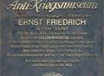 Ansicht Gedenktafel Ernst Friedrich - 2002