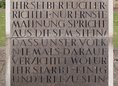 Ansicht Gedenktafel Friedhof der Märzgefallenen - 1948