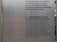 Ansicht Gedenktafel Artur Becker - 2021