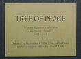 Ansicht Gedenktafel Tree of Peace - 2015