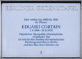 Ansicht Gedenktafel Eduard Cortain - 1991