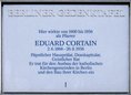 Ansicht Gedenktafel Eduard Cortain - 1991