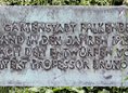 Ansicht Gedenktafel Gartenstadt Falkenberg - 1971