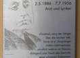 Ansicht Gedenktafel Gottfried Benn - 2006
