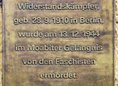 Ansicht Gedenktafel Kurt Klinke