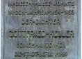 Ansicht Gedenktafel Gottfried Keller - 1929