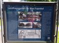 Ansicht Gedenktafel Landhausgarten Dr. Max Fraenkel - 2018