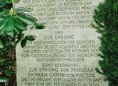 Ansicht Gedenktafel Familien Grünfeld und Sachs - Maria Gräfin … - 1985