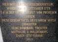 Ansicht Gedenktafel Friedrich Wilhelm Heinrich August Prinz von … - 1865