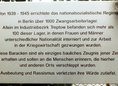 Ansicht Gedenktafel Zwangsarbeiterlager in Treptow - 2001
