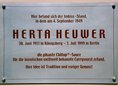 Ansicht Gedenktafel Herta Heuwer - 2003