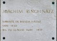 Ansicht Gedenktafel Joachim Ringelnatz