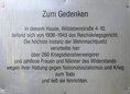 Ansicht Gedenktafel Opfer der Militärjustiz - 1989