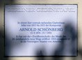 Ansicht Gedenktafel Arnold Schönberg - 1997
