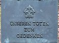 Ansicht Gedenktafel Totengedenken