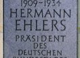 Ansicht Gedenktafel Hermann Ehlers - 1979