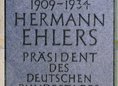 Ansicht Gedenktafel Hermann Ehlers - 1979