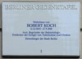 Ansicht Gedenktafel Robert Koch