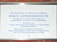 Ansicht Gedenktafel Haus Kinderschutz - 2007