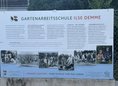 Ansicht Gedenktafel Gartenarbeitsschule Ilse Demme
