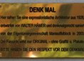 Ansicht Gedenktafel DENK MAL