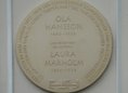 Ansicht Gedenktafel Ola Hansson; Laura Marholm (Pseudonym, …